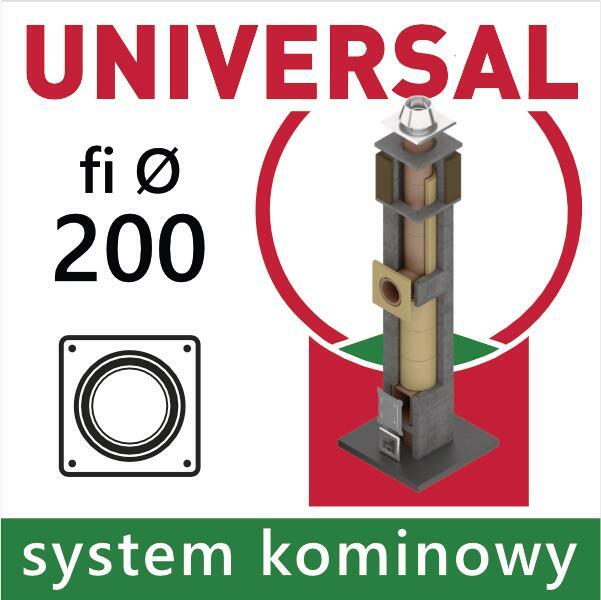 Komin Systemowy DOMINO Uniwersal Fi 200 4m dostawa GRATIS!