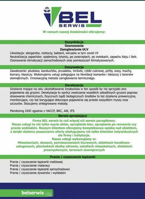 Usuwanie Zwalczanie Pluskiew Dezynsekcja Dezynfekcja