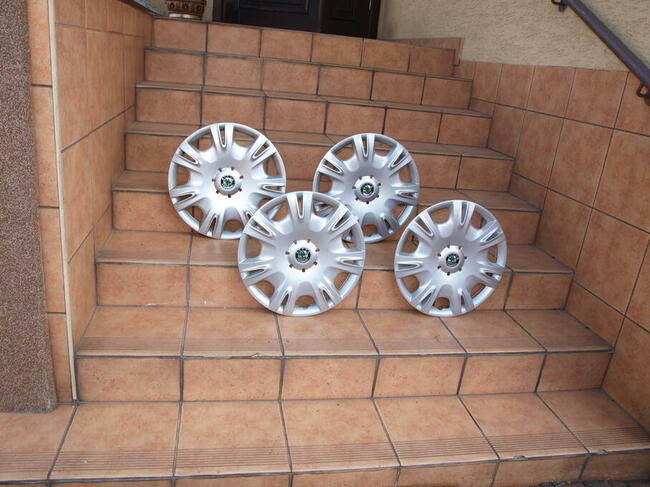 Skoda kołpaki 16 oryginalne (komplet 4 sztuki)