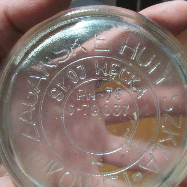 Wieczko słoika Żagań (z błędami)