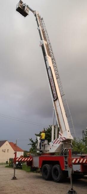 Podnośnik koszowy 40 42m Usługi Wrocław