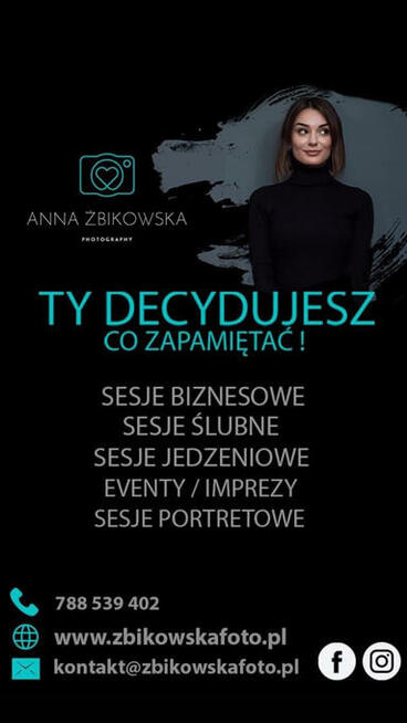 Fotograf ślubna Fotografia biznesowa Reportaż eventowy
