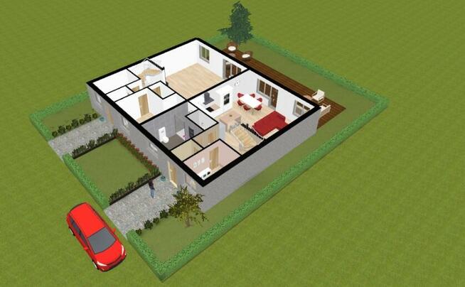 Dom w budowie deweloperskiej - Trójka gm. Stare Miasto