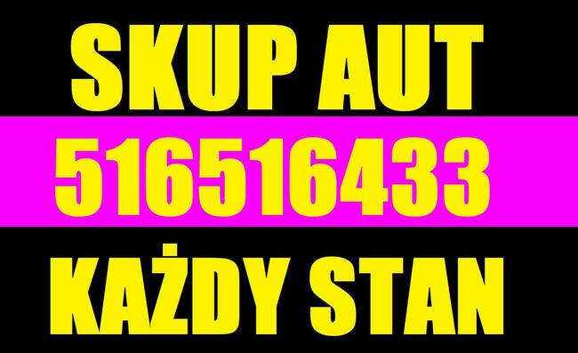 SKUP AUT DZIERŻGOŃ 516516433 KASACJA AUT MINIĘTA PRAKWICE