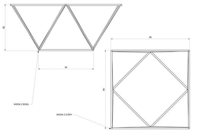 Stolik złoty z blatem ze spieku kwarcowego