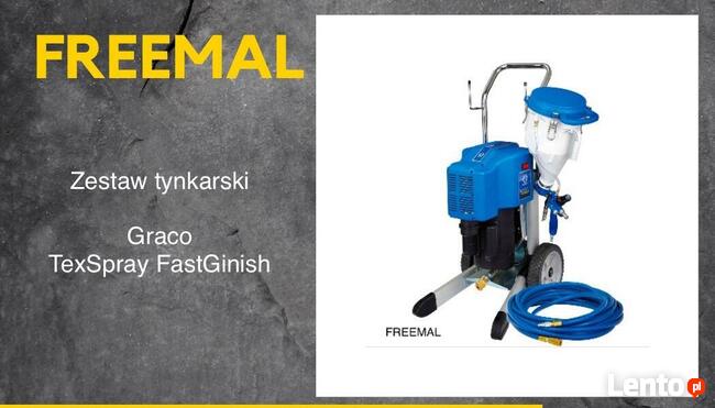 Wynajem agregatów tynkarskich - Graco TexSpray