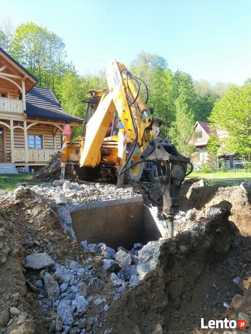 Usługi koparko ładowarka koparka prace ziemne