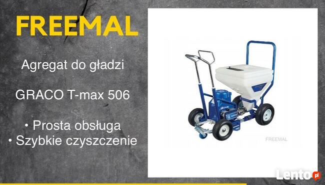 Wynajem agregatów szpachlarskich Graco T-max 506