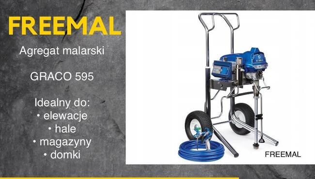 Wynajem agregatów malarskich - Graco 595