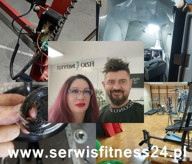 Serwis sprzętu fitness, serwis siłowni Warszawa Łódź Płock