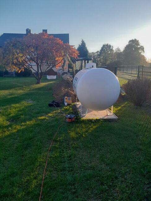 Usługi koparka PRZECISKI przyłącze woda kan gaz