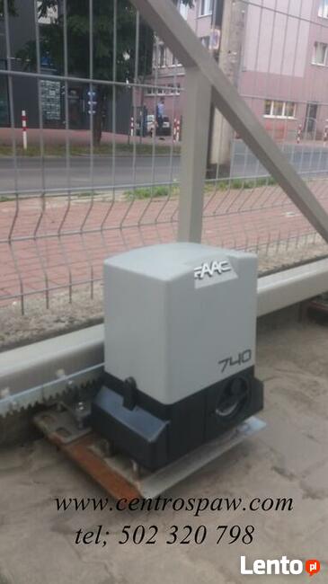 Automatyka, napęd FAAC, garaż. brama