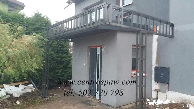 Schody metalowe , konstrukcja schodowa