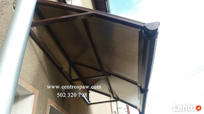 Wiata garażowa, śmietnikowa, zadaszenie, daszek nad drzwi