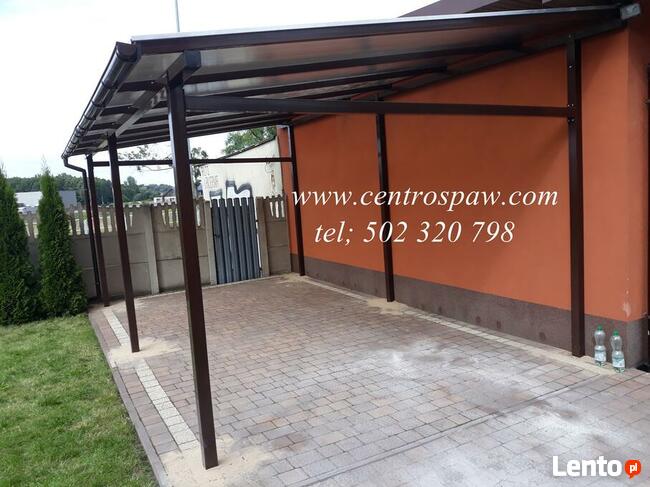 Wiata garażowa, śmietnikowa, zadaszenie, daszek nad drzwi