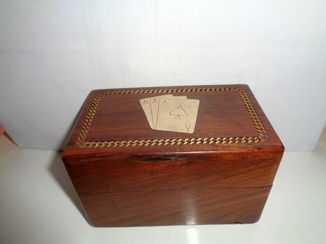 Kasetka drewniana z polisandru - Indie