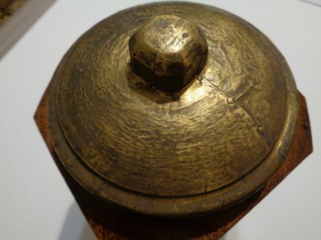 Pojemnik drewniany z polisanderu - rzemiosło Indie