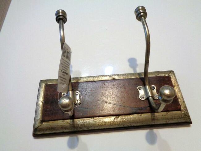 Wieszak drewno-metal - rękodzieło INDIE