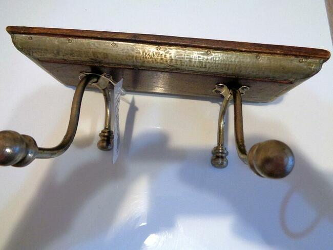 Wieszak drewno-metal - rękodzieło INDIE