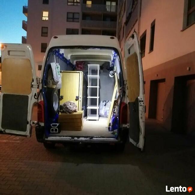 Bagażówka przeprowadzki plus ekipa transport towarów rzeczy
