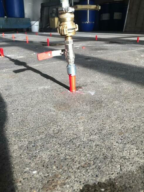 Wiercenie otworów w betonie – technika diamentowa .