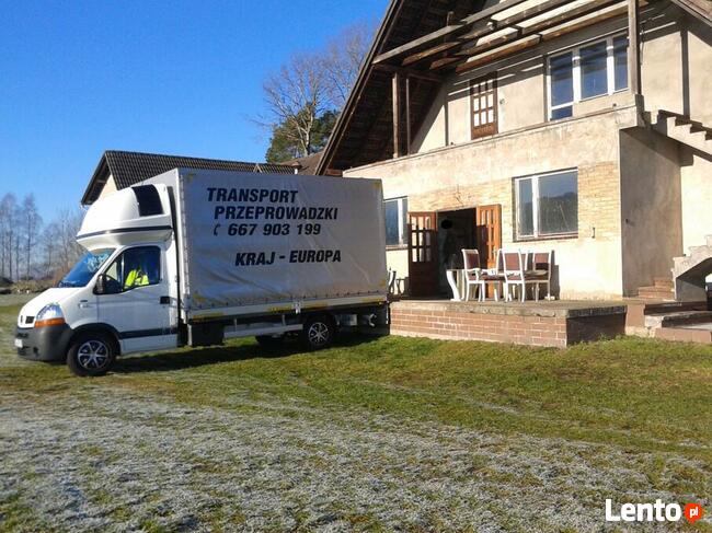 Bagażówka przeprowadzki plus ekipa transport towarów rzeczy