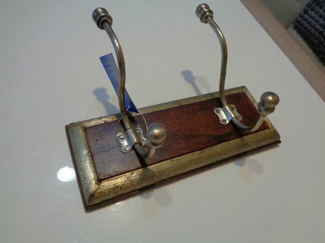 Wieszak drewno-metal - rękodzieło INDIE