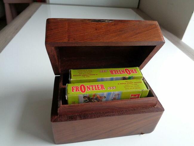 Kasetka drewniana z polisandru - Indie