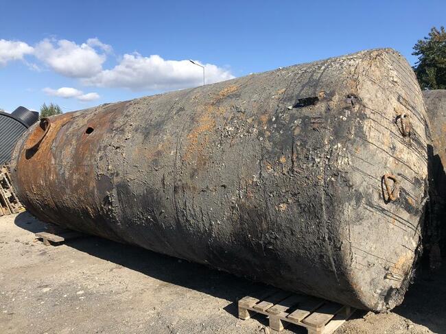 Zbiornik stalowy 25m3 - 25000l- 25 000l - na wode, szambo