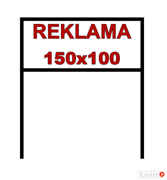 REKLAMA WOLNOSTOJĄCA SZYLD REKLAMOWY Konstrukcja stalowa