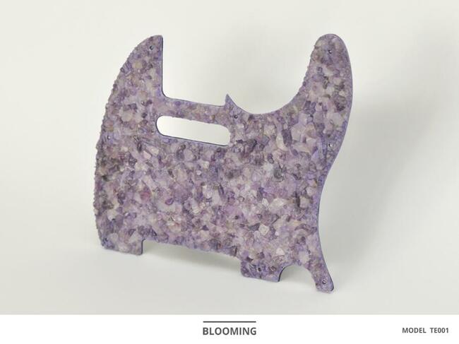 Pickguard Telecaster, płytka do gitary z ametystu.