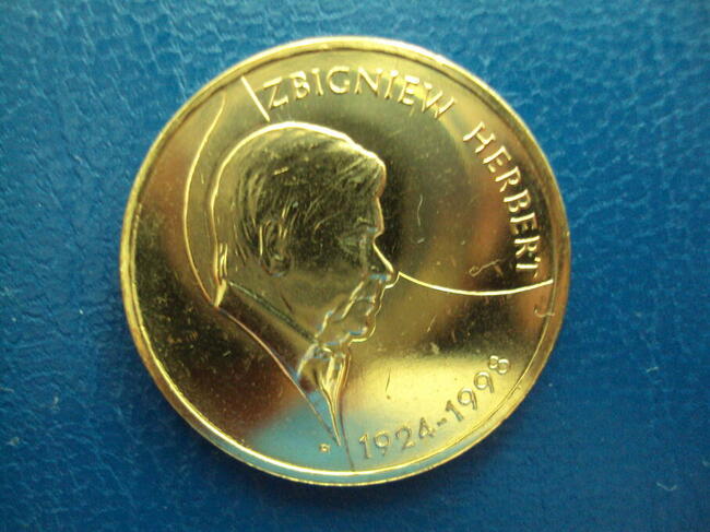 2 zł Zbigniew Herbert z 2008 r Mennicza i inne ogłoszenia