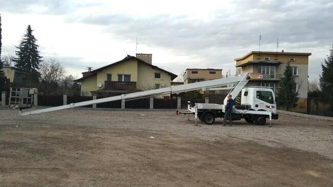 Wynajem, Podnośnik koszowy, Zwyżka 22 m 30 m