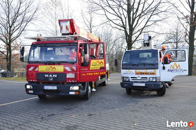 Wynajem, Podnośnik koszowy, Zwyżka 22 m 30 m