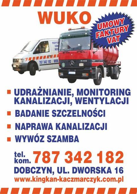 A.wywóz szamba i Udrażnianie rur ciśnieniowo