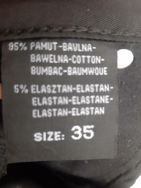 Spodnie męskie czarne