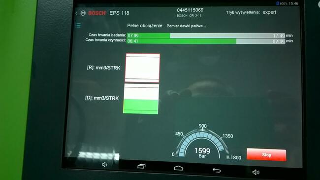 Eps 118 tester wtrysków Bosch ,stół probierczy