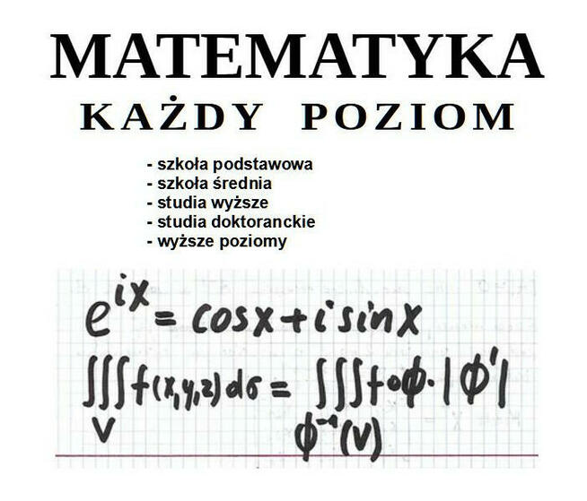 Rozwiązywanie zadań z matematyki online, każdy poziom