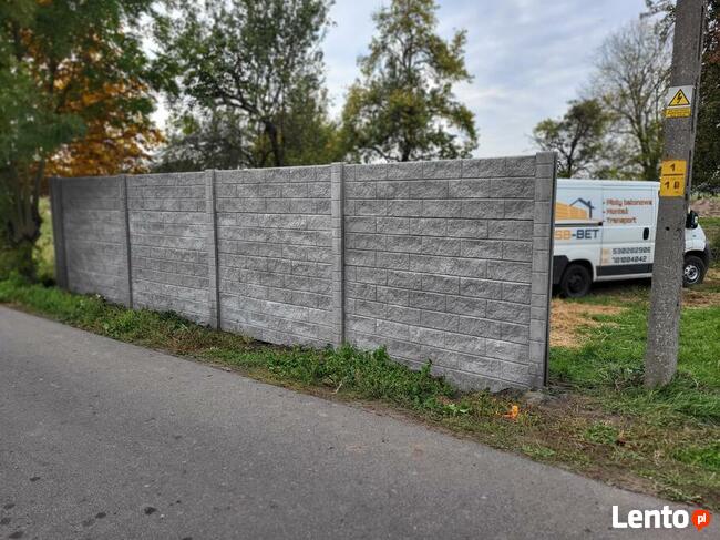 Płoty betonowe