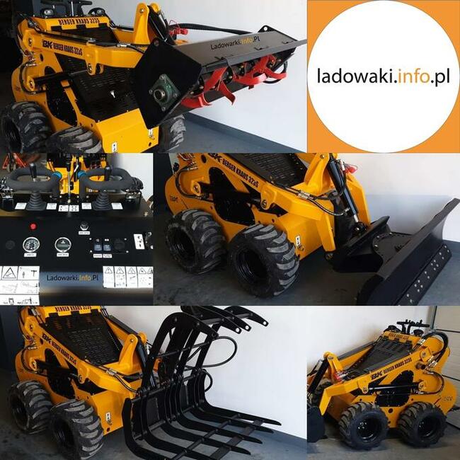 Mini ładowarka kołowa Berger Kraus 323S Honda GX690 22,1 KM