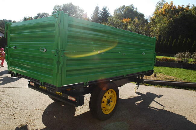 Przyczepa rolnicza 2 tony kiper 3-strony T25, C330