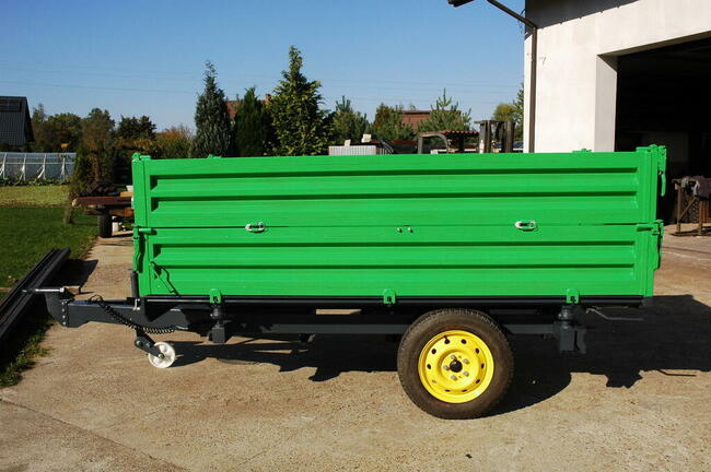 Przyczepa rolnicza 2 tony kiper 3-strony T25, C330