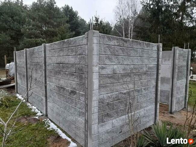 Płoty betonowe