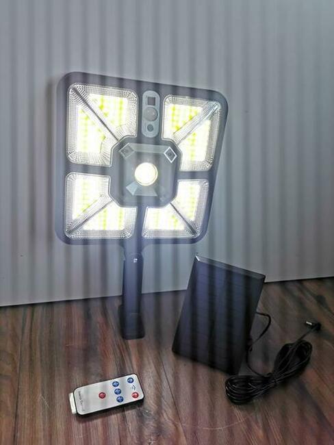 Nowe Solarny lampy uliczne z panelem słonecznym 226cob 600w