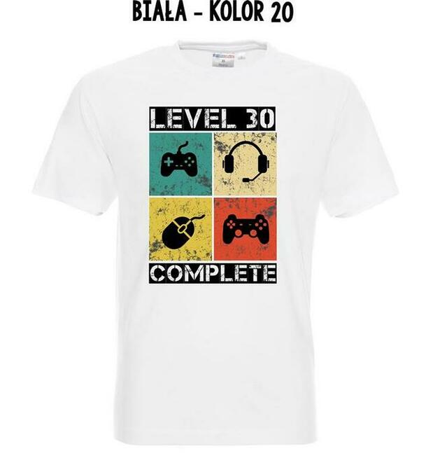 Koszulka z nadrukiem na urodziny