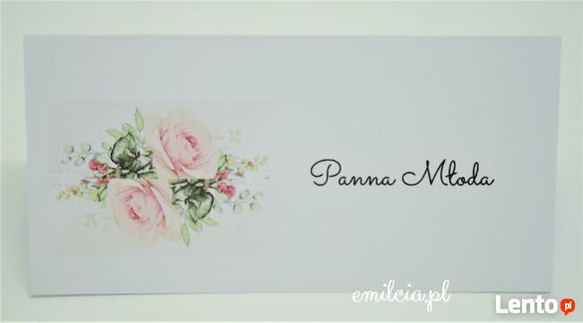 Winietki wykonane na zamówienia Ślub - Wedding