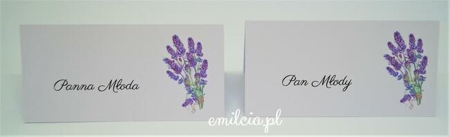 Winietki wykonane na zamówienia Ślub - Wedding