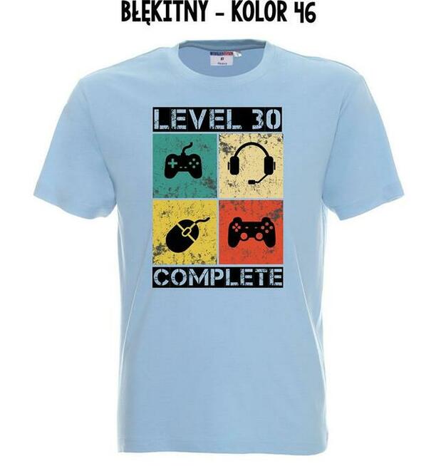 Koszulka z nadrukiem na urodziny