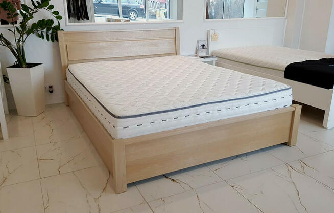 Łóżko na wymiar drewniane, tapicerowane, każdy wymiar