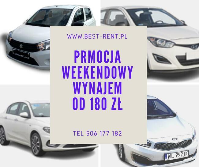 Tani wynajem weekendowy od 180 zł